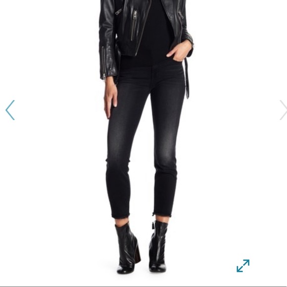 7 For All Mankind Denim - EEUC 7FAM 🖤 Roxanne Ankle Jean in Aged Onyx
